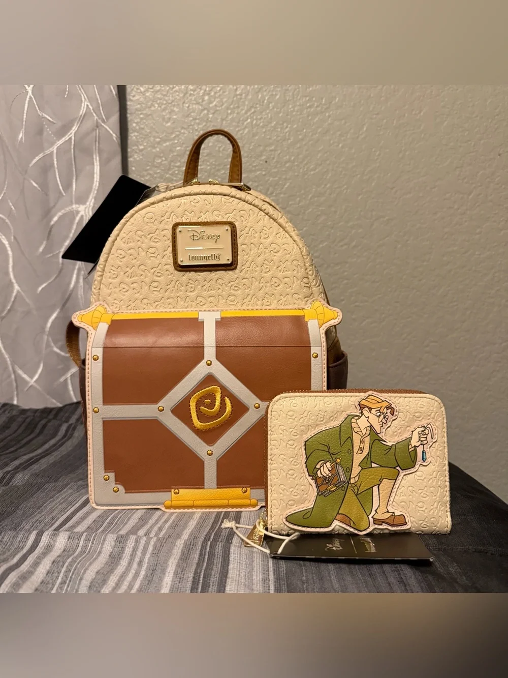 Disney Loungefly Atlantis Backpack w/ Wallet NWT